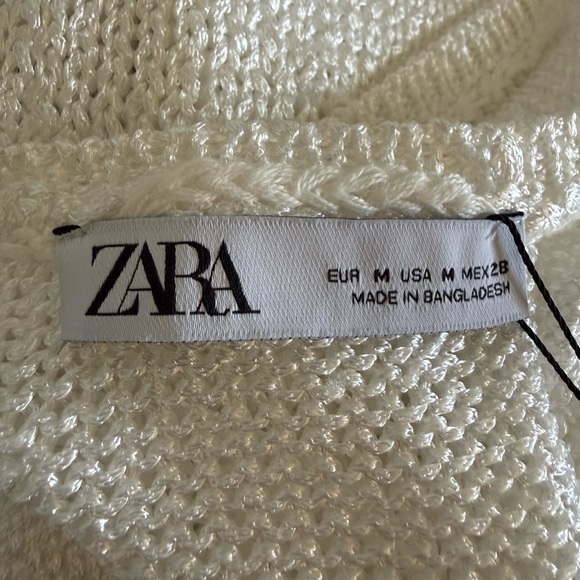 Zara White Knit Tank Top - Picture 5 of 5